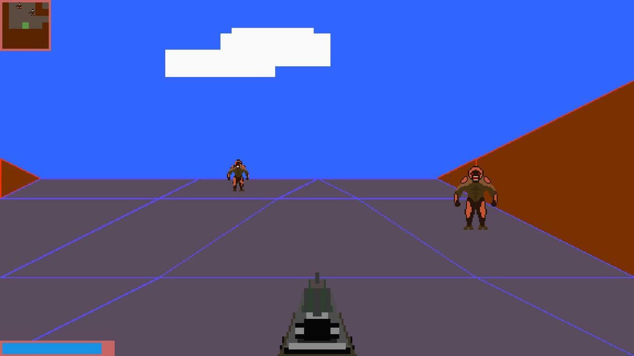 pyDoom (movement demo) screenshot 2