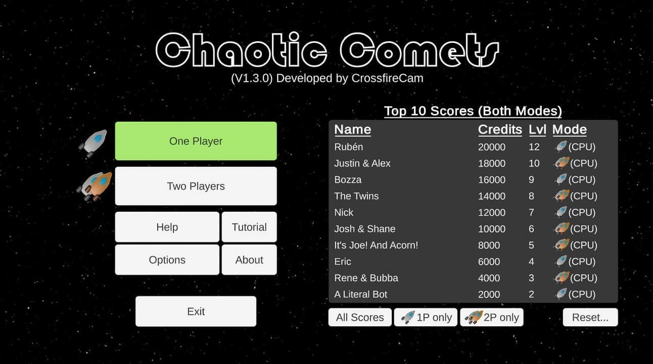 Chaotic Comets screenshot 2