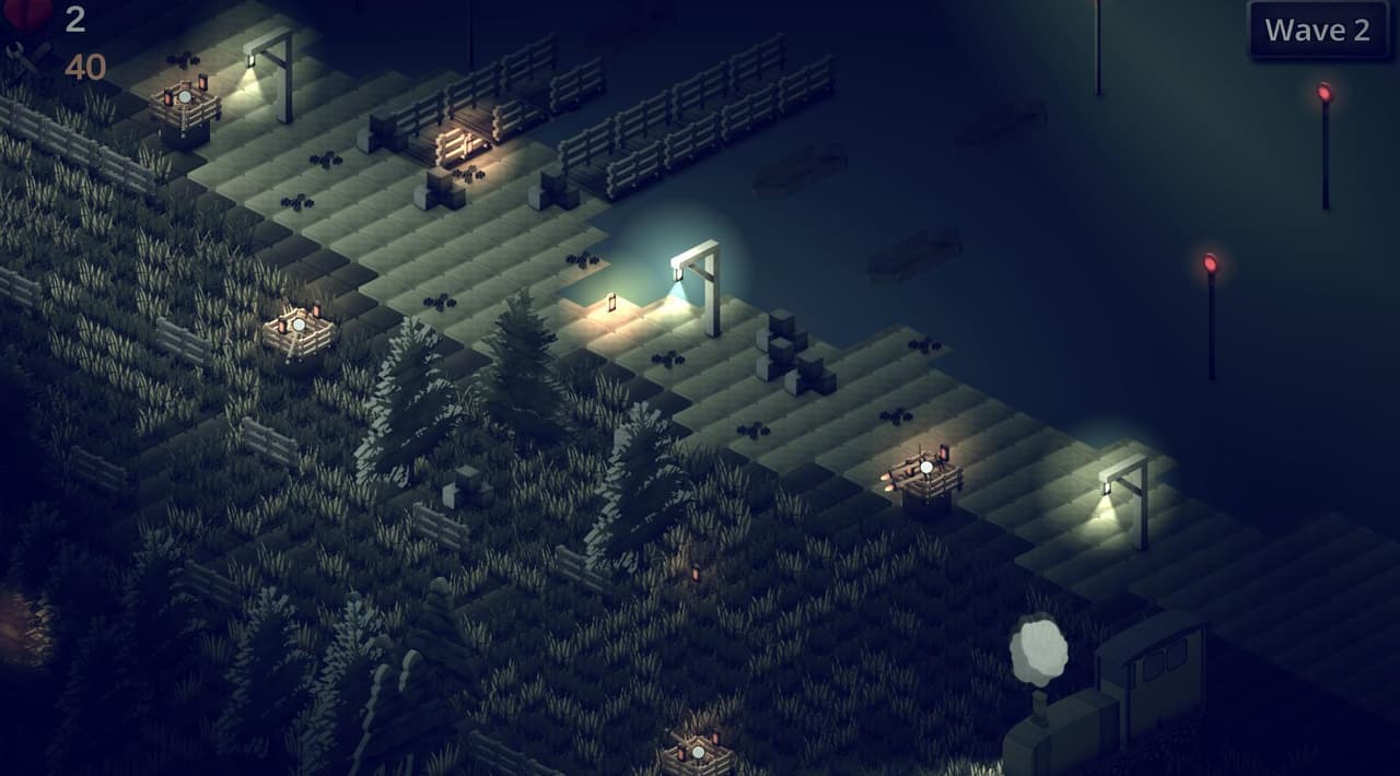 Choo-Charles As An Isometric Turret Defense Game screenshot 3