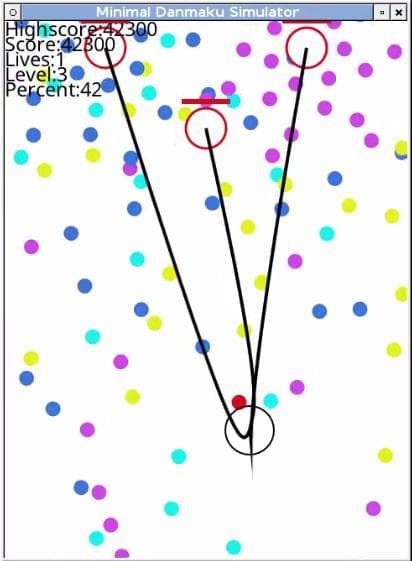 Minimal Danmaku Simulator