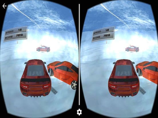 VR Real Snowy mountain Drifting game Pro screenshot 5