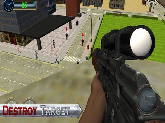 Secret Agent Sniper: City Atta screenshot 2