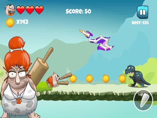 Stone Aged - Caveman Runner In Super Stone Age World