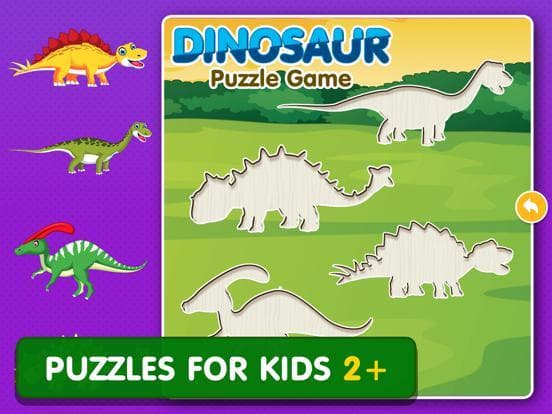 Dinosaur Games: Puzzle for Kids & Toddlers screenshot 2