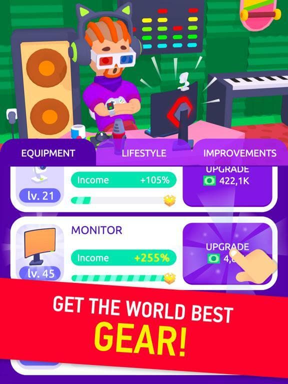Idle Streamer — Tuber Tycoon screenshot 5