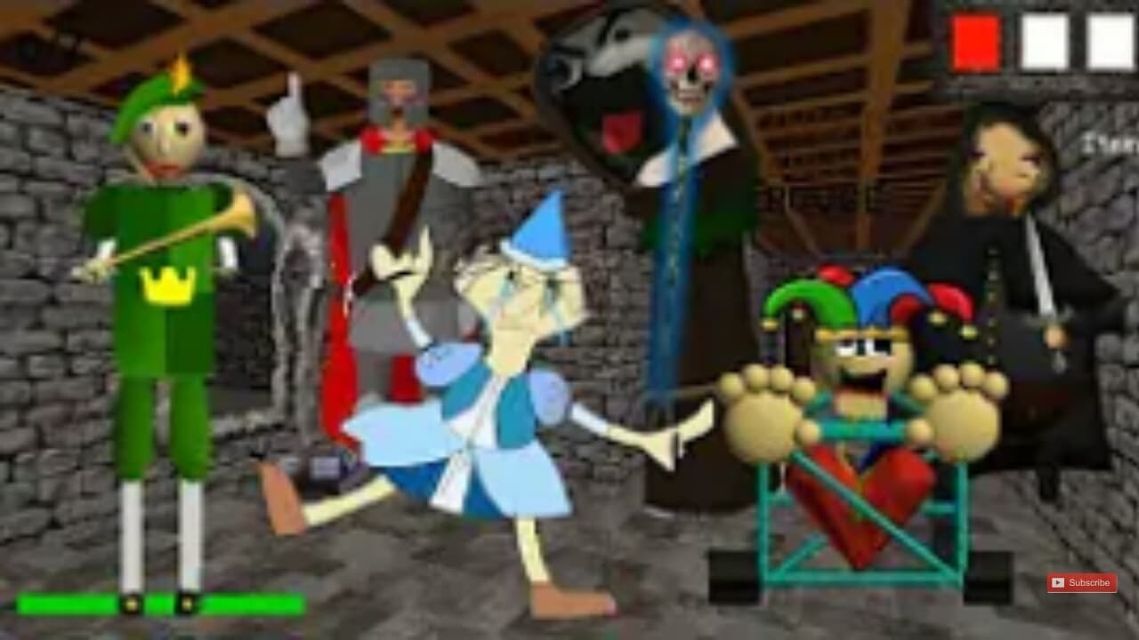 Baldis medieval editon mod menu