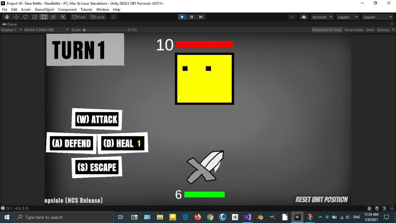 Unity Project 10 - New Battle