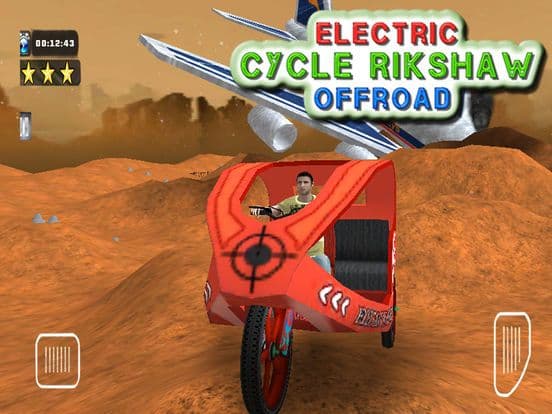 Electric Cycle Rickshaw Offroad screenshot 5