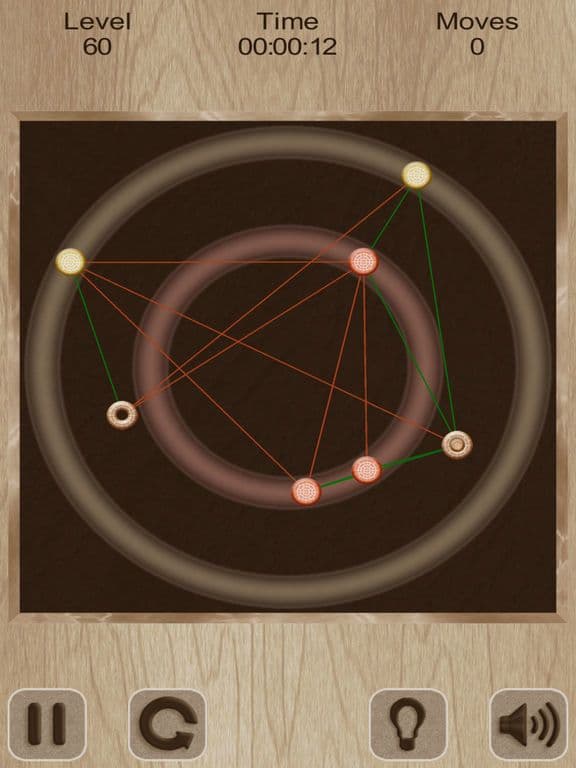 Untangle. Rings and Lines screenshot 2