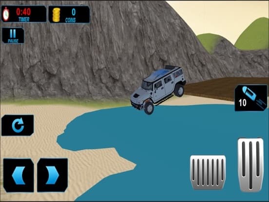 Xtreme Beach Stunt: Offroad Hummer Track screenshot 4