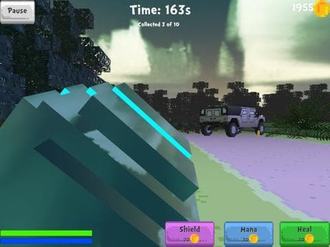 Block Dino World - Rail Shooter Raptor Hunter Mini Game Edition