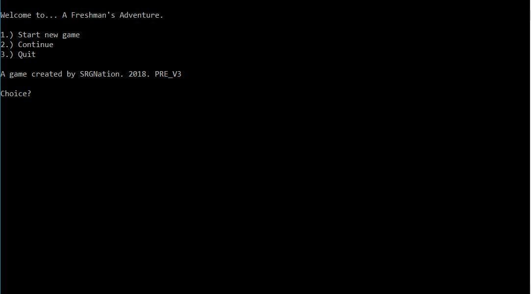 A Freshmans Adventure screenshot 2