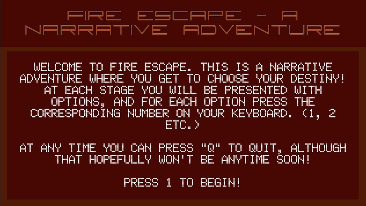 Fire Escape (itch) (robwadevision)