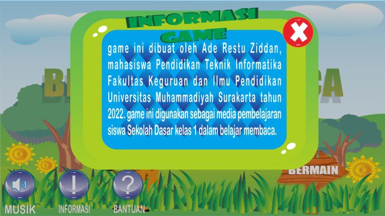 Game Edukasi Belajar Membaca
