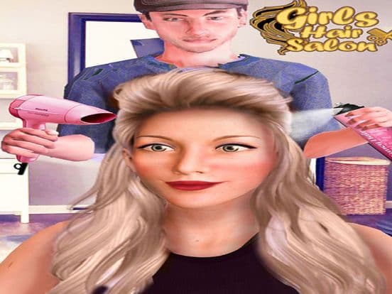 Girls Hair Cutting Game 3D screenshot 4