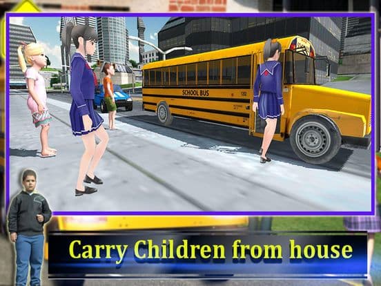School Bus Driver 3D 2016 screenshot 5