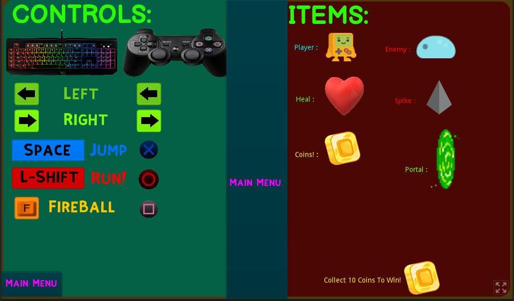 My First Game ( Platform ) {W,D}