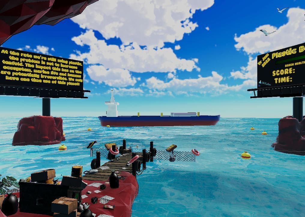 Plastic Beach VrJam 2022 screenshot 3