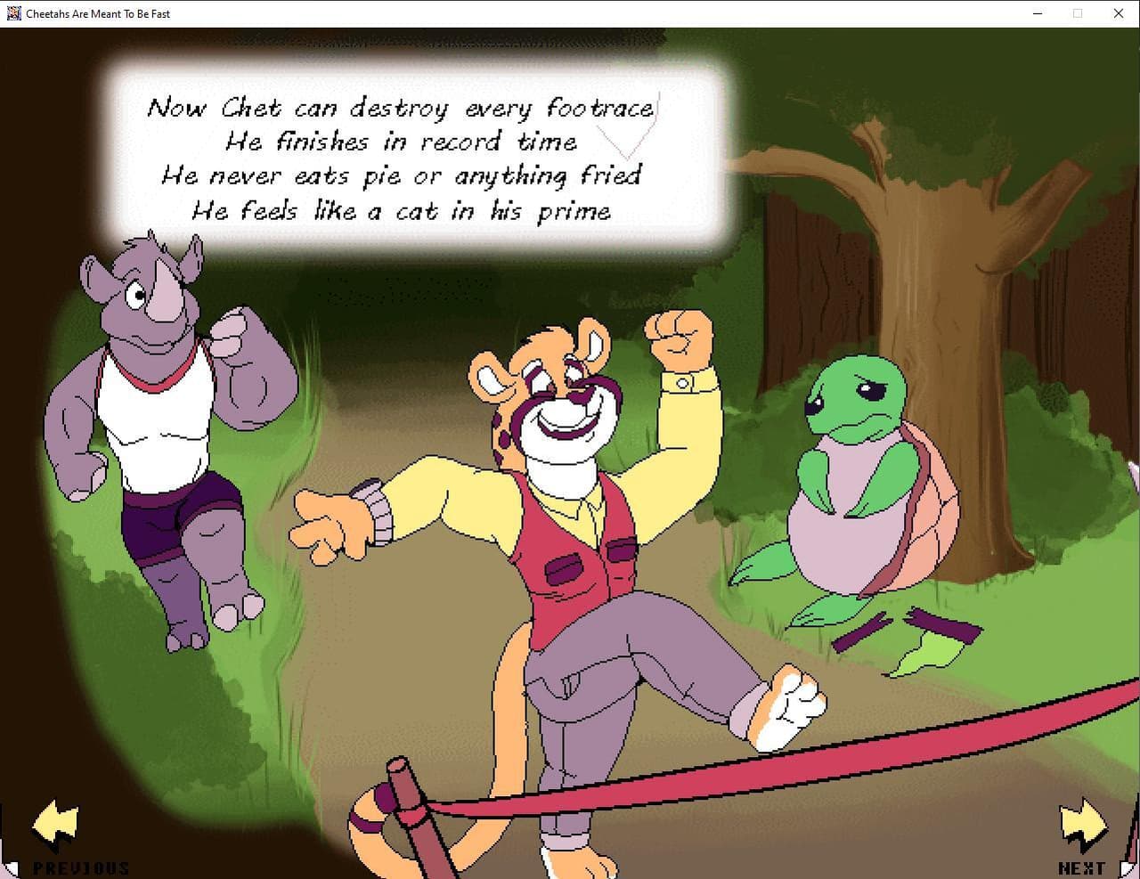 Cheetahs Are Meant To Be Fast (itch) screenshot 3