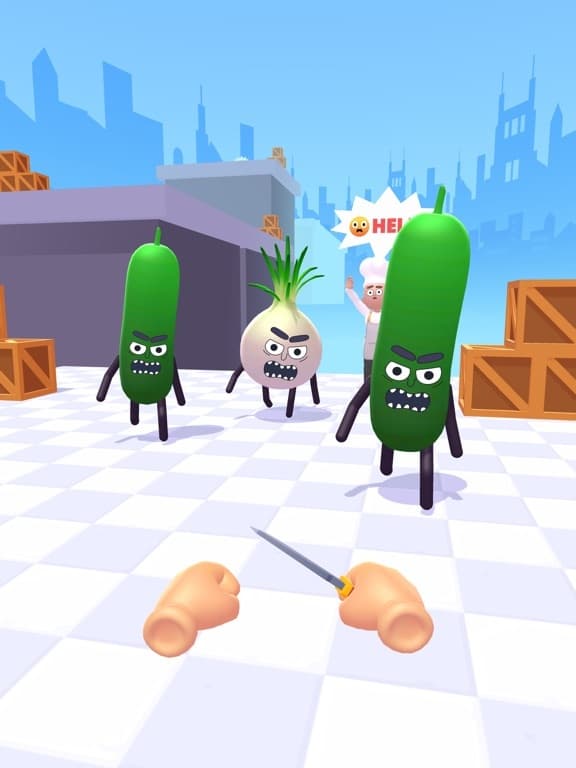 Hit Tomato 3D: Knife Master screenshot 3