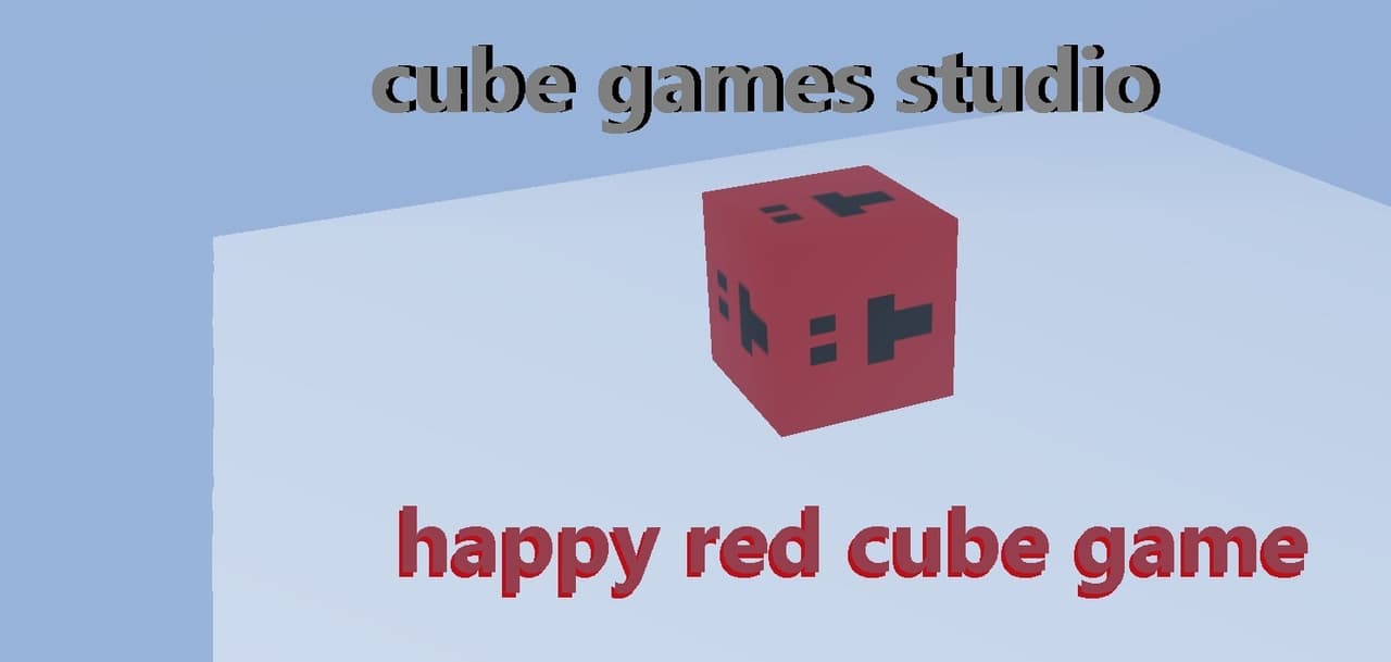 happy red cube game screenshot 2