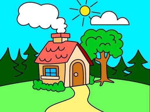 Coloring games: coloring book