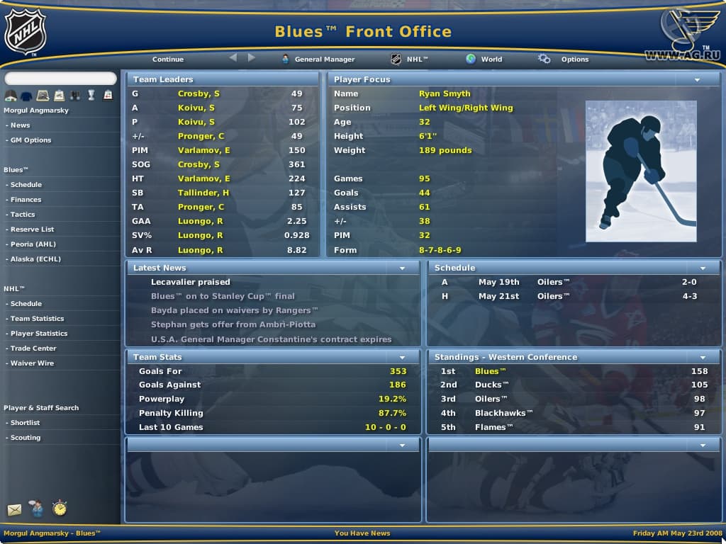 NHL Eastside Hockey Manager 2007