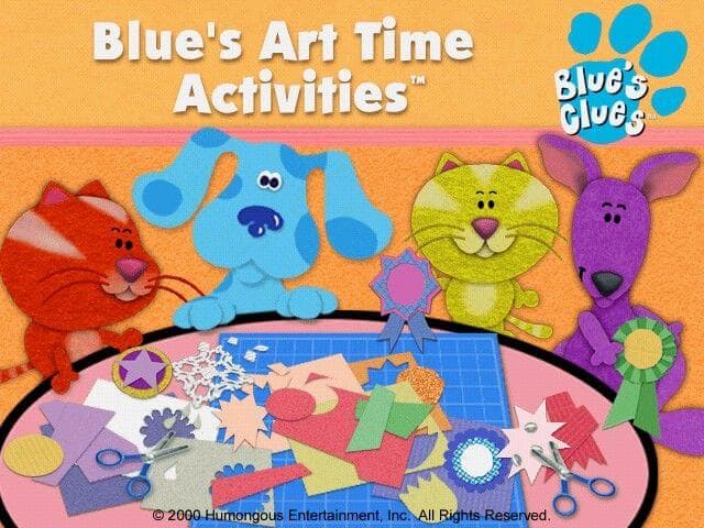 Blues Clues: Blues Art Time Activities screenshot 2