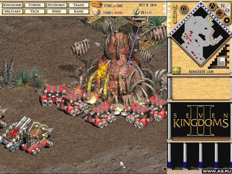 Seven Kingdoms 2: The Fryhtan Wars screenshot 5