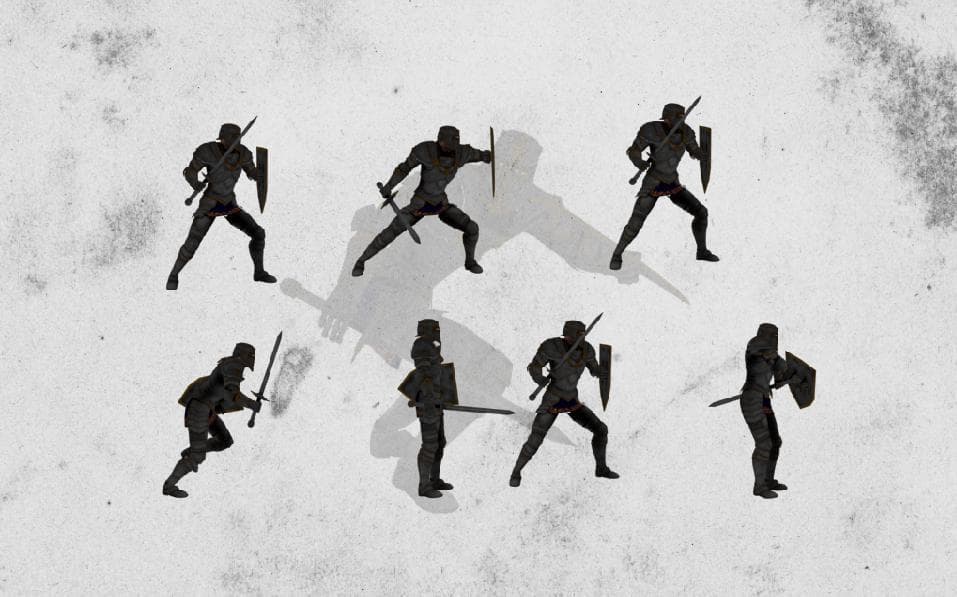 Dark Knight 2D Character screenshot 4