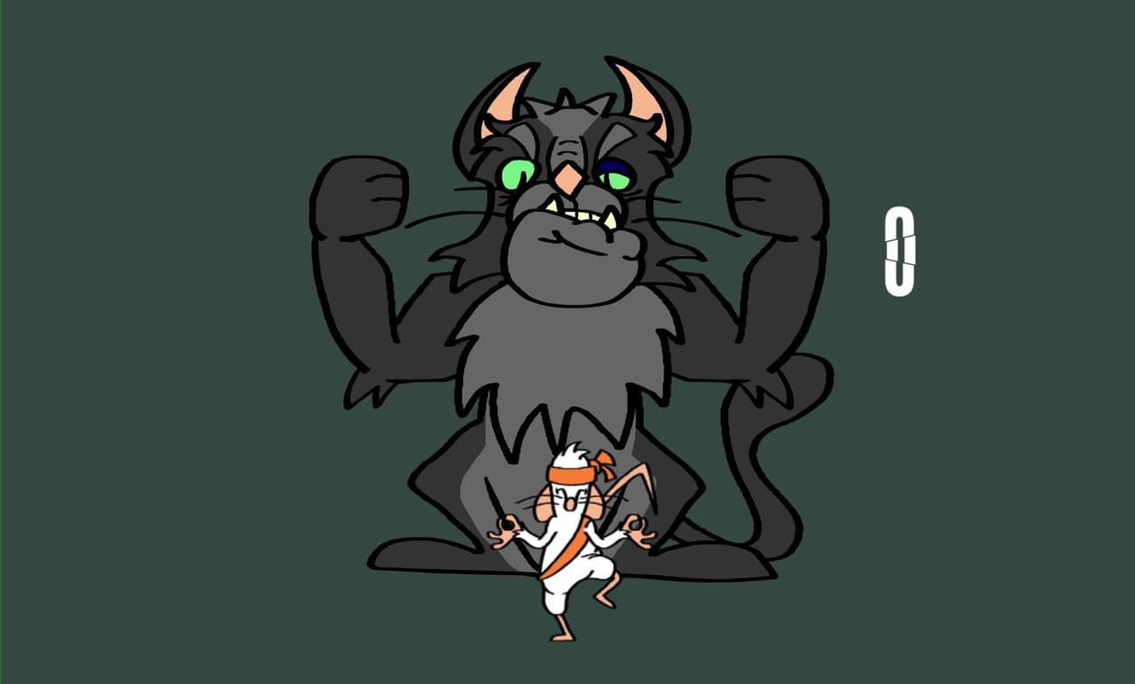 Cat Claws - A Rhythm Heaven-Inspired Minigame! screenshot 3