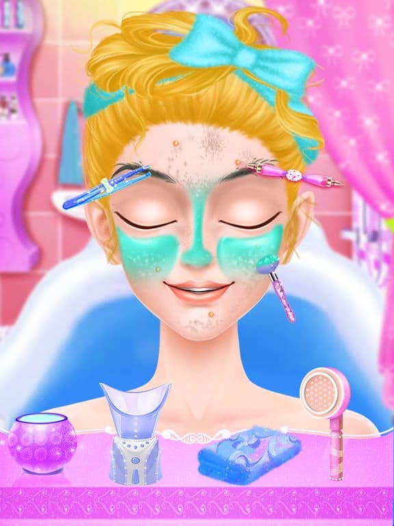 pink princess makeover games for girls screenshot 3