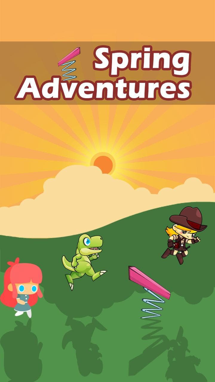 Spring Adventures | 2D jump game for Android ! screenshot 4