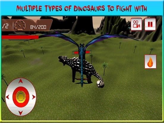 Flying Dragon Warrior Attack – Monster vs Dinosaur Fighting Simulator screenshot 5