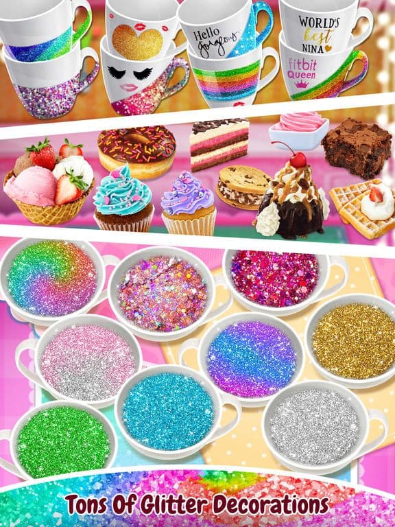 Glitter Coffee - Sparkly Food screenshot 3