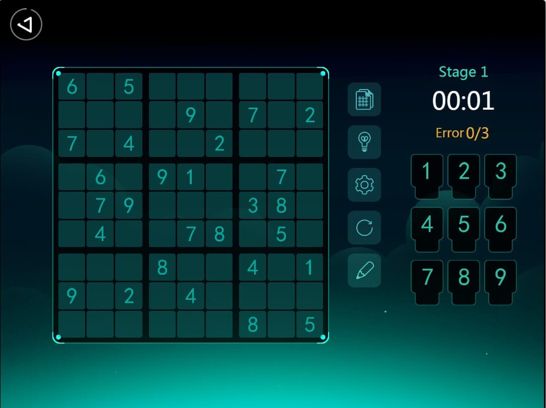 Sudoku Starry Sky screenshot 2