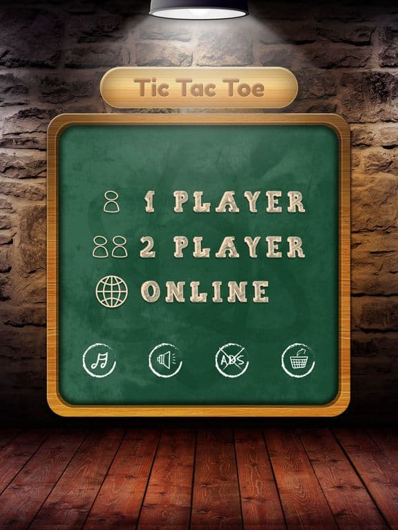 Tic Tac Toe Free Glow - 2 player online multiplayer board game with friends