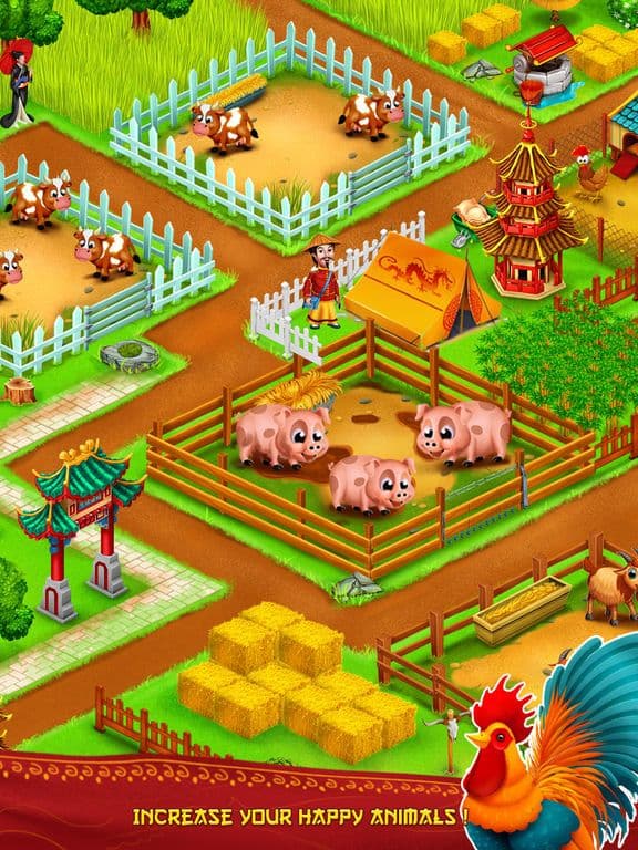 Asian Town Farmer-Offline Farm screenshot 3