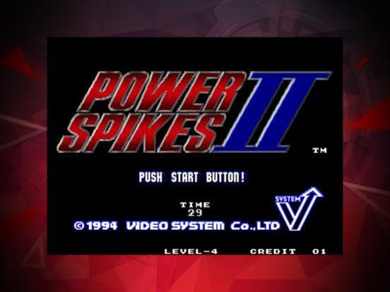 POWER SPIKES II ACA NEOGEO screenshot 2