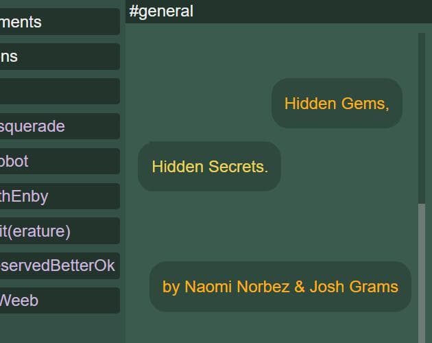 Hidden Gems, Hidden Secrets