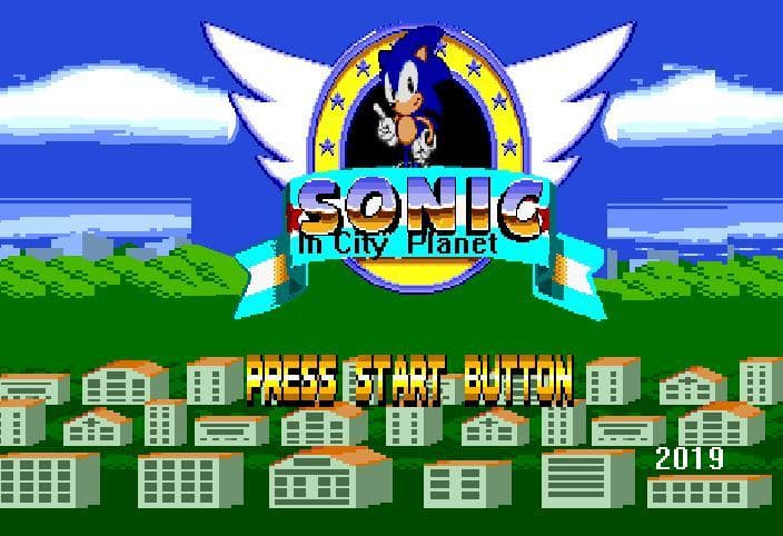 Sonic In City Planet screenshot 2