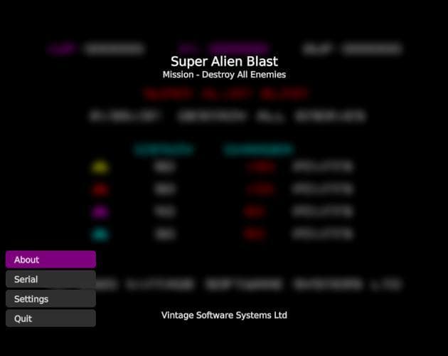 Super Alien Blast | ZX Spectrum 48K