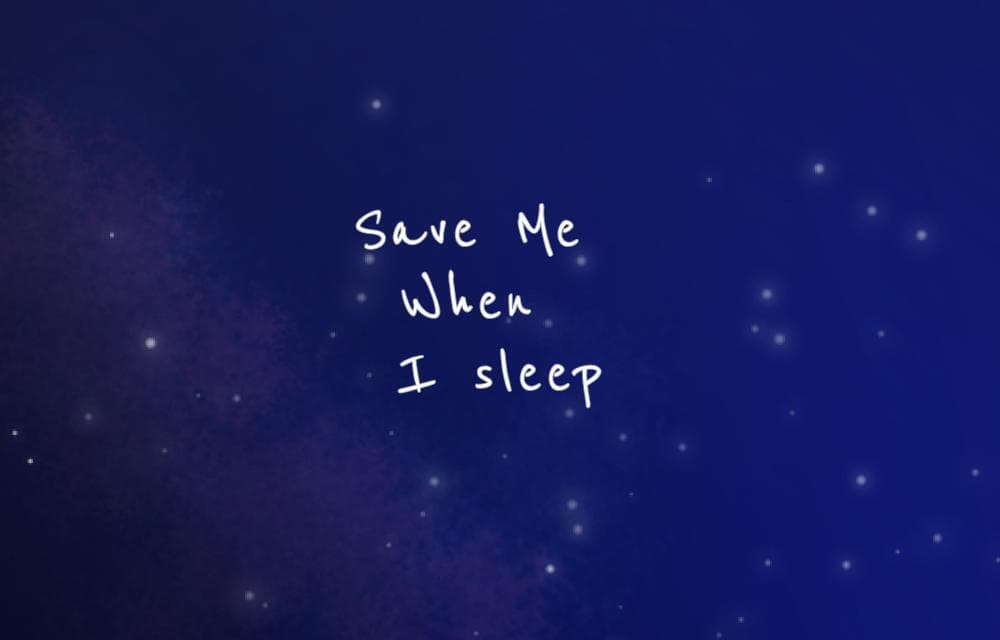 Save Me When I Sleep