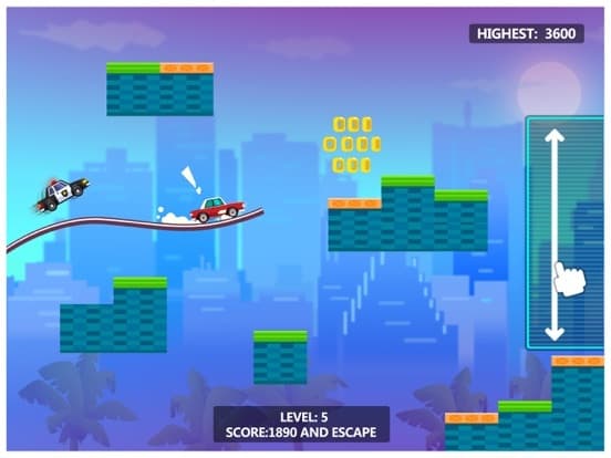 Sky Escape - Car Chase screenshot 2