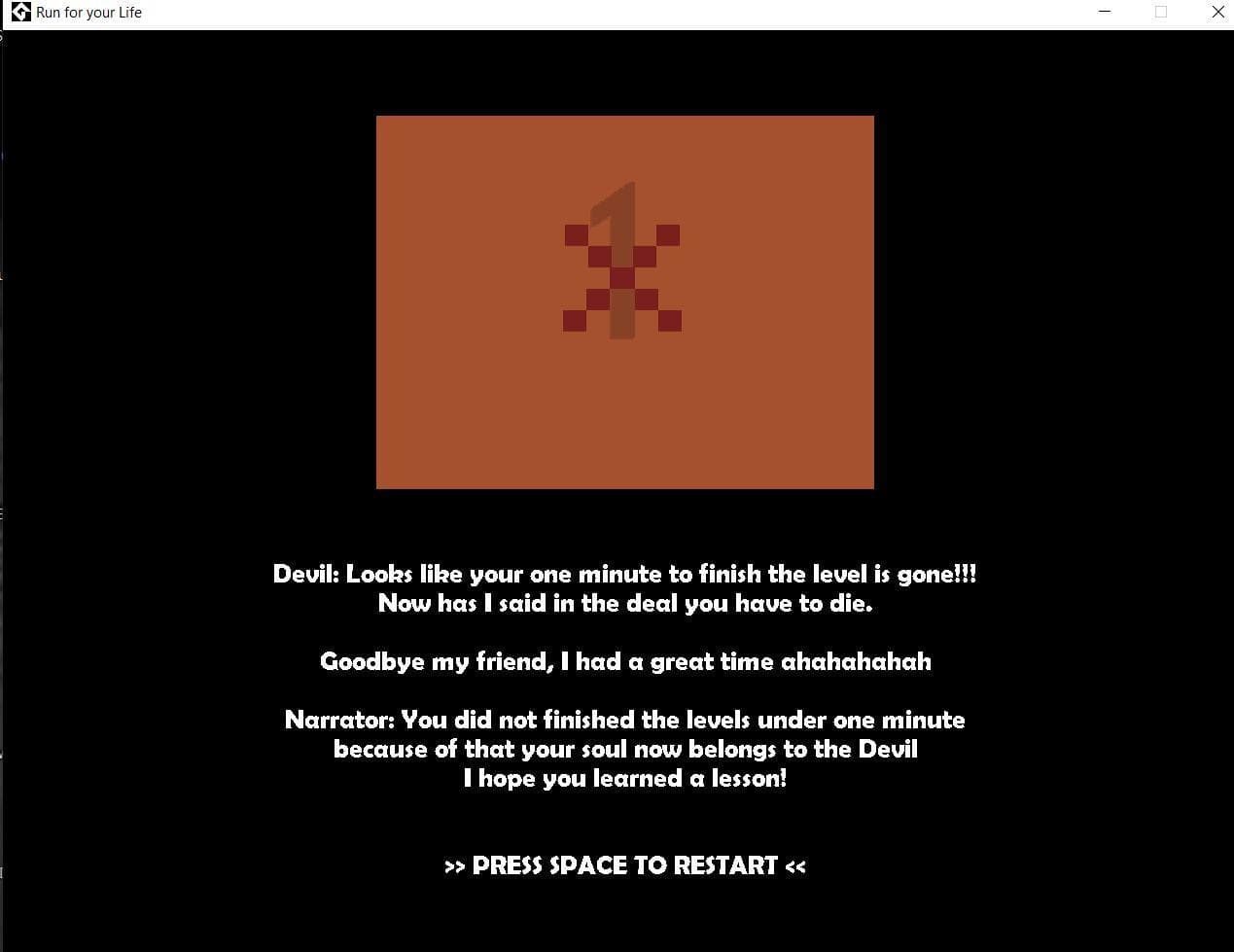 Run for your Life for GMTK Game Jam 2019 screenshot 3