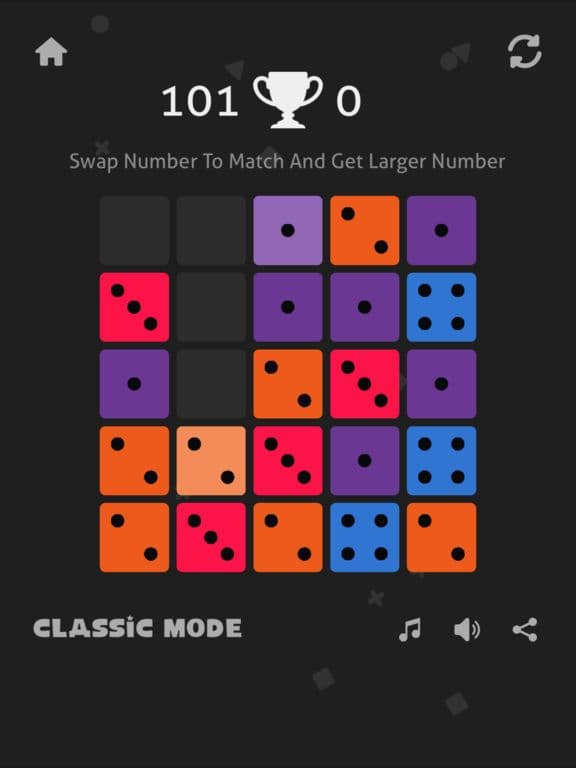 Merge Dice: Match 3 Puzzle Simple Fun Colorful