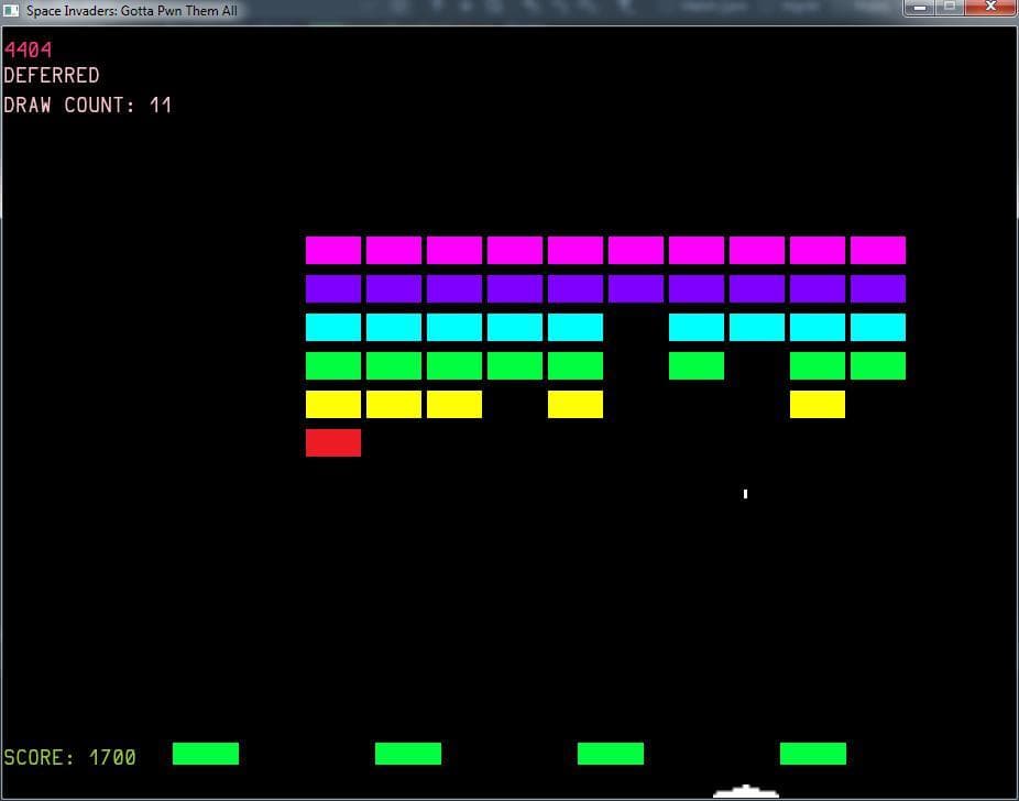 Space Invaders (itch) (Hosomi) screenshot 2