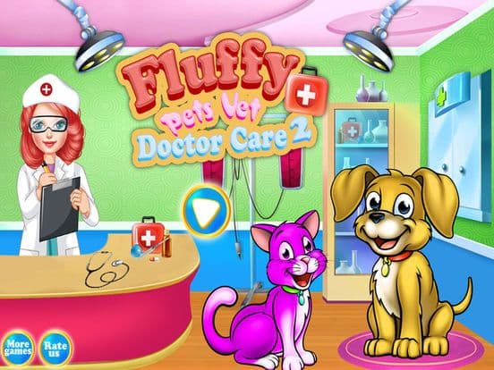 Fluffy Pets Vet Doctor Care 2 screenshot 2