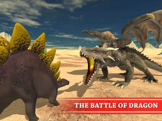 Dragon VS Dinosaurs Simulator - Monster Survival screenshot 2