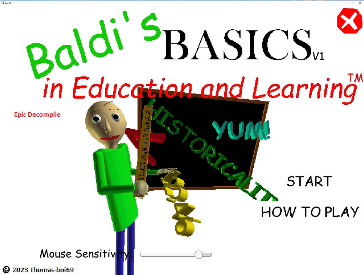 Baldis Basics Epic Decompile screenshot 2